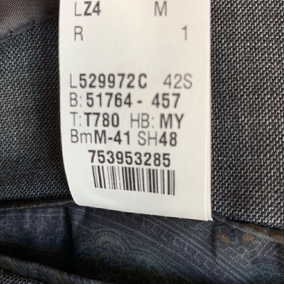 Lauren Ralph Lauren Mens 100% Wool Lanie Gray Blazer Jacket Sport Suit Coat 42 S - Picture 12 of 12